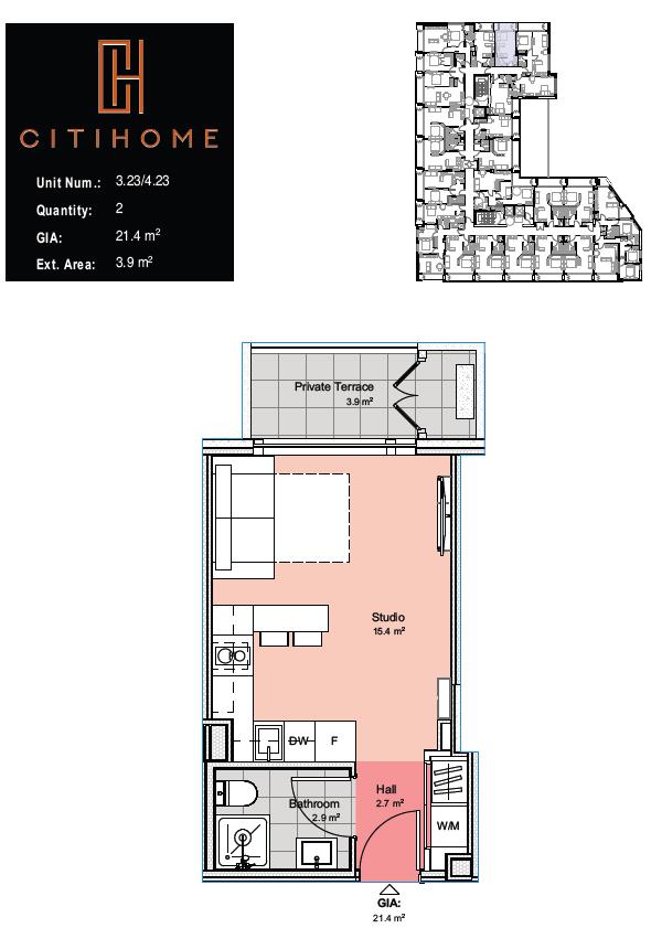 Image of Apartment - 1 Bathrooms for Rental in CitiHome-Gibraltar, Image 6